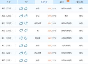 杭州天气网（杭州天气网15天预报查询）