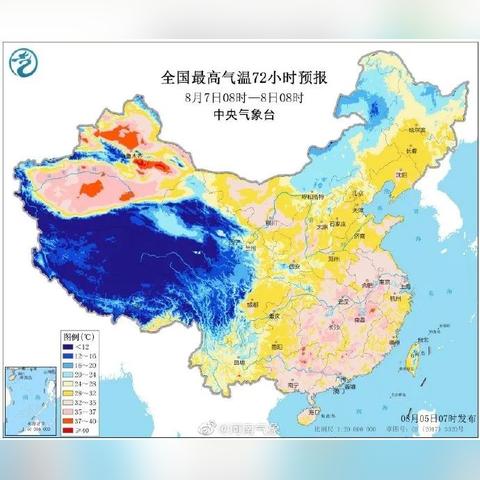 未来7天全国降雨分布图（未来7天降水量分布图）