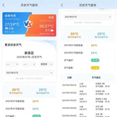 已过去的天气怎么查（过去的天气记录怎么查）