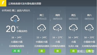 宣威天气预报（宣威天气预报一周7天）