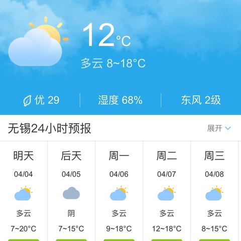 无锡市天气预报（无锡市天气预报天查询）